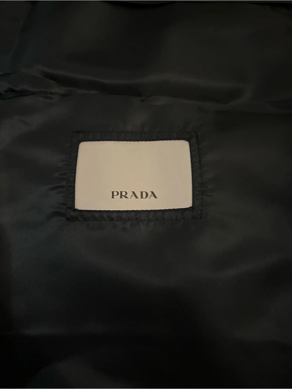 Prada Black Nylon Garment Cover